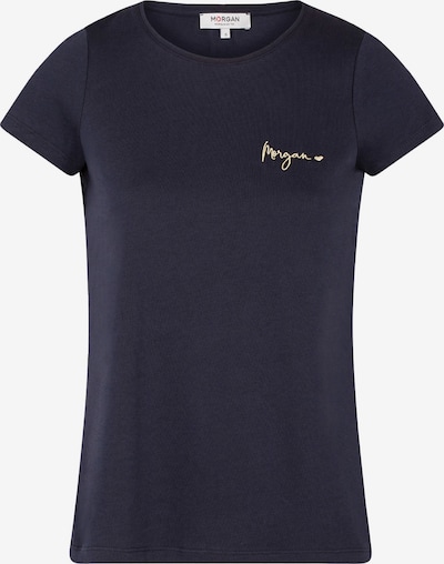 Morgan T-shirt 'COEUR' en bleu nuit / jaune, Vue avec produit