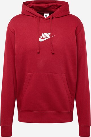 Nike Sportswear Μπλούζα φούτερ σε κόκκινο: μπροστά