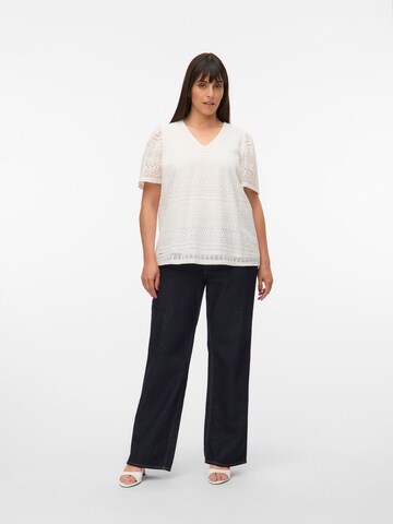 Vero Moda Curve Bluse 'VMHoney' i hvid