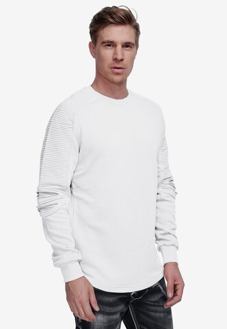 Rusty Neal Sweatshirt in White: front