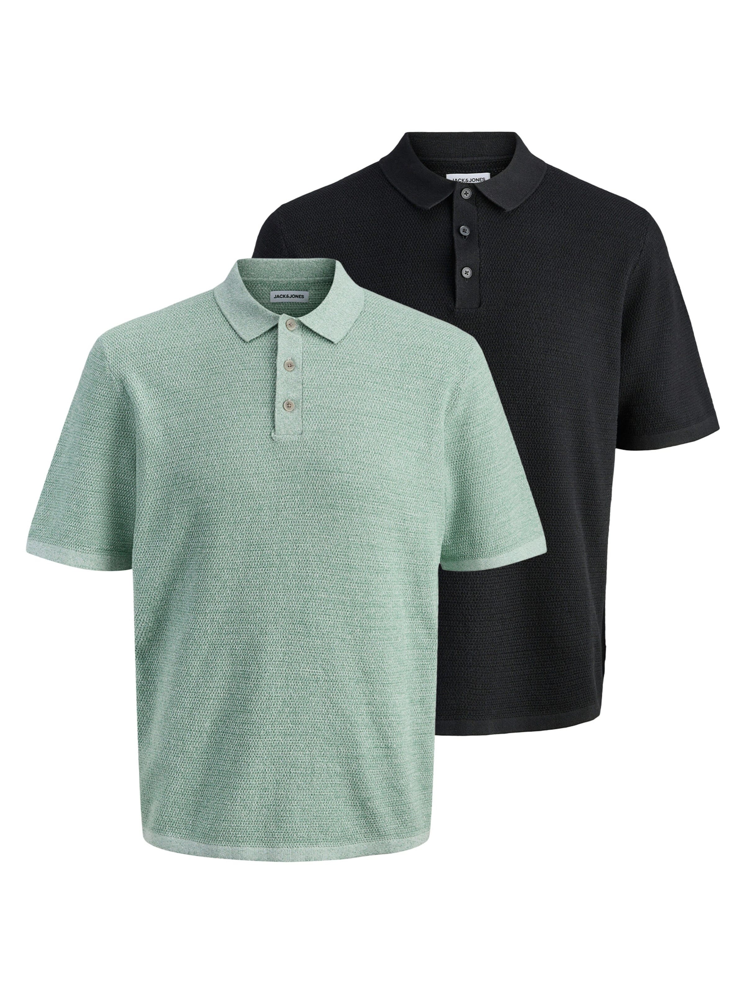JACK & JONES Shirt 'George' in Groen: voorkant