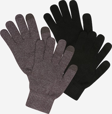ONLY Prstové rukavice 'MAGIC' - Sivá: predná strana