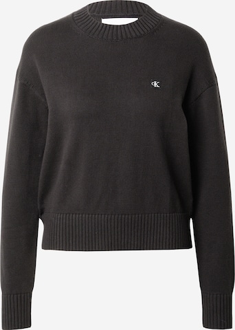 Calvin Klein Jeans Sweater in Black: front