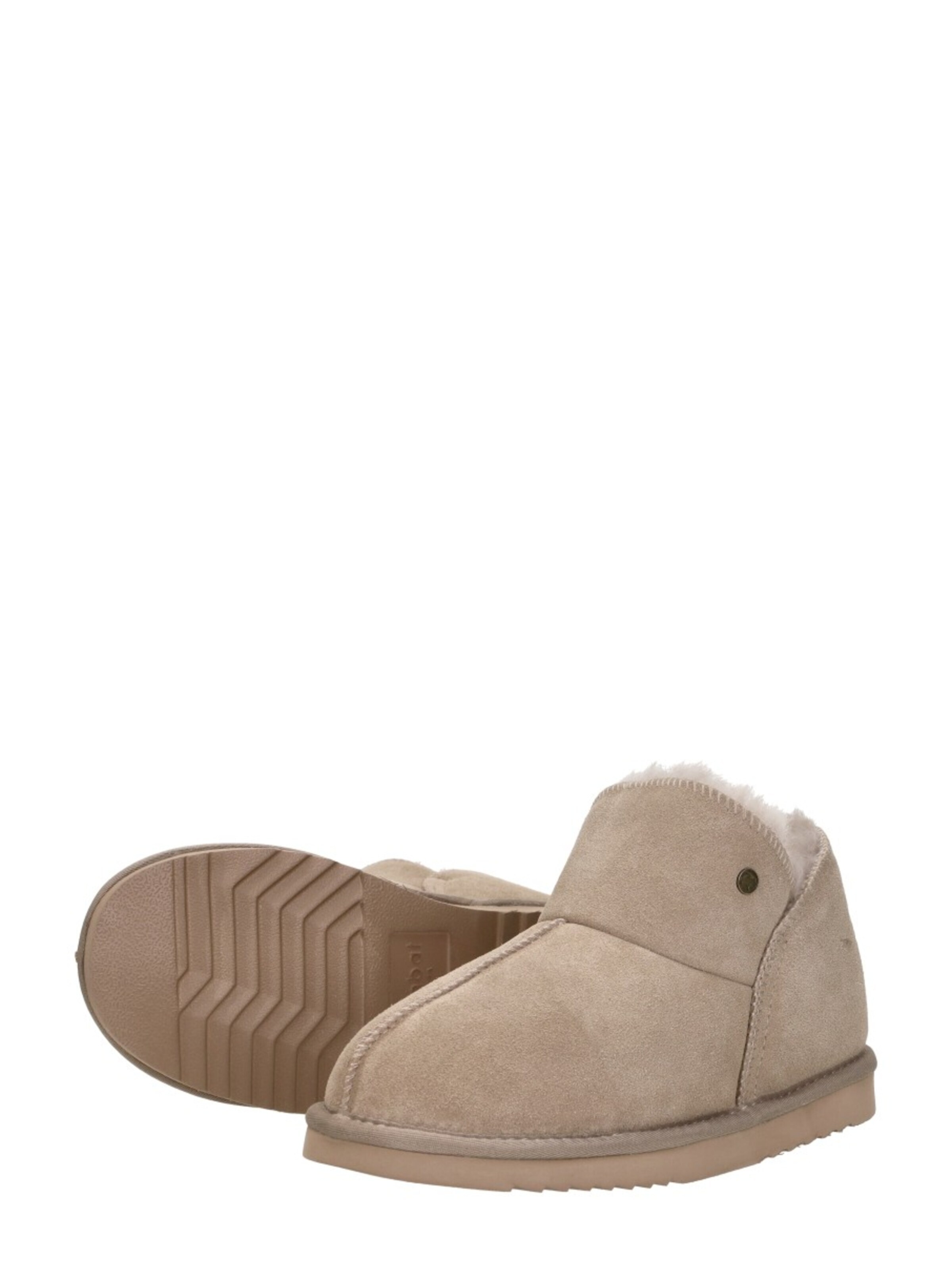 Warmbat Huisschoenen 'Willow' in Beige