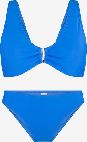 Bikini LingaDore en bleu : devant