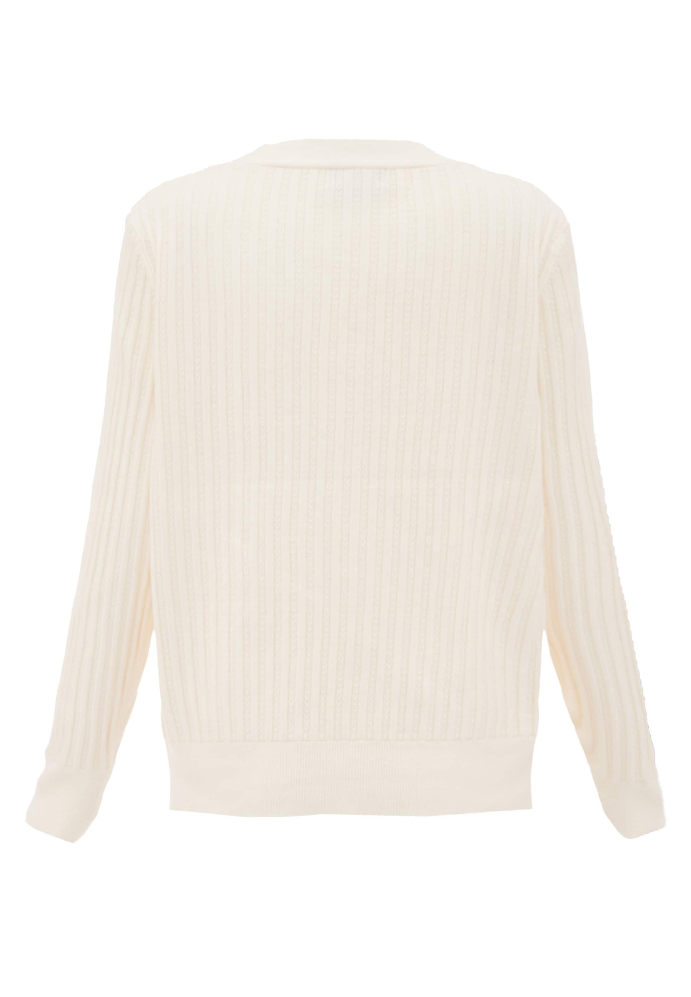 CELOCIA - Casaco de malha em branco