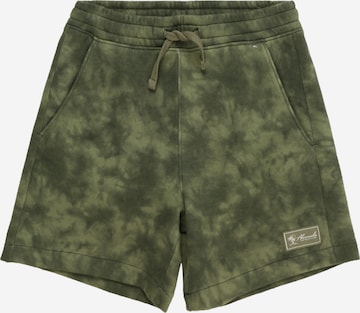 Abercrombie & Fitch Regular Broek in Groen: voorkant