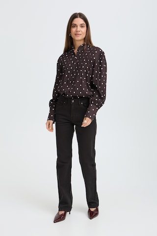 Pulz Regular Jeans 'KATJA' in Brown