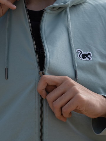 Surf Monkey - Sudadera con cremallera en verde