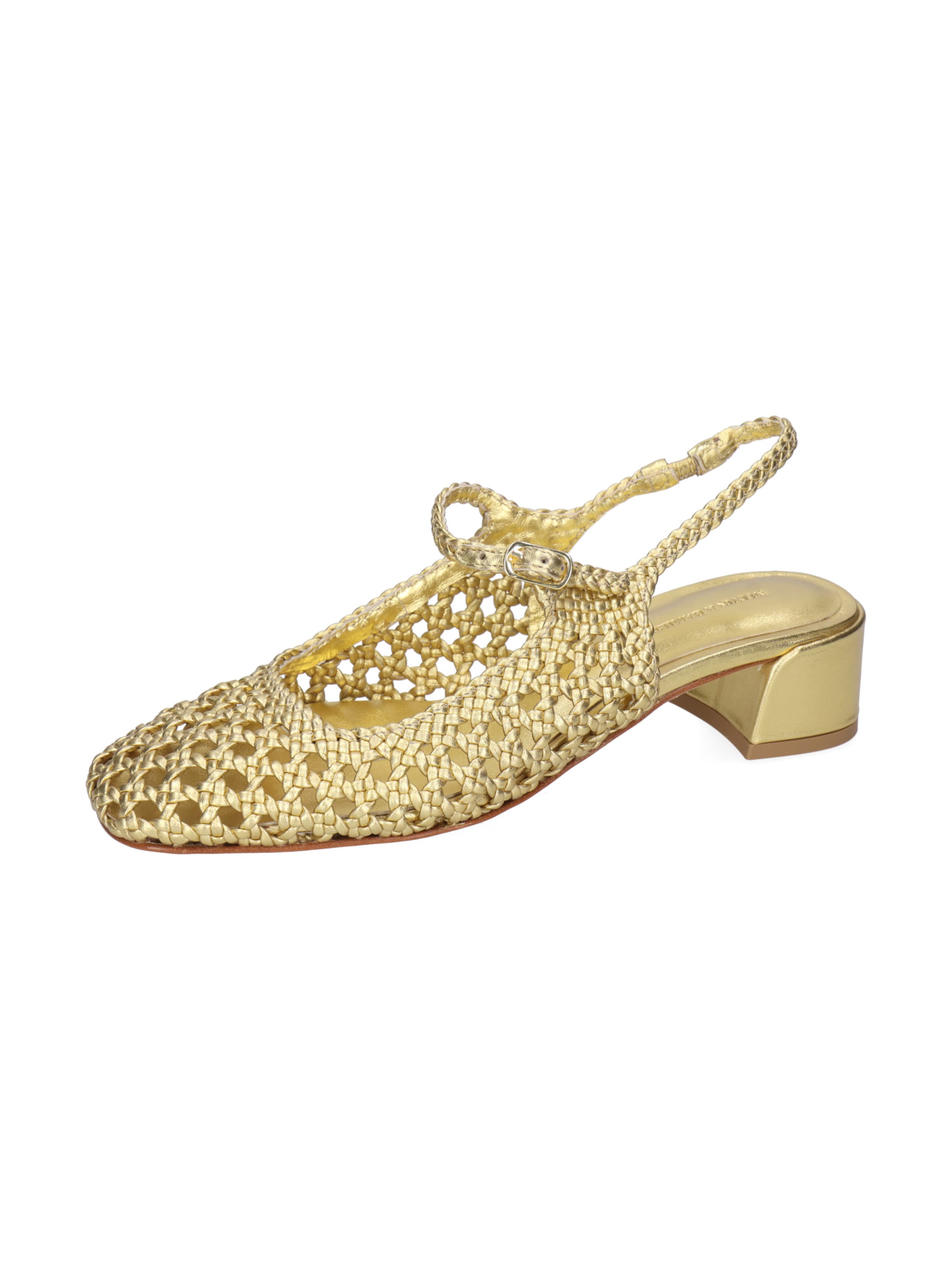 MELVIN & HAMILTON Sandale 'Belly 2'‌ in Gold: Vorderseite