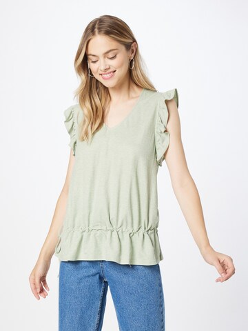 NÜMPH Blouse 'DOMINO' in Green: front