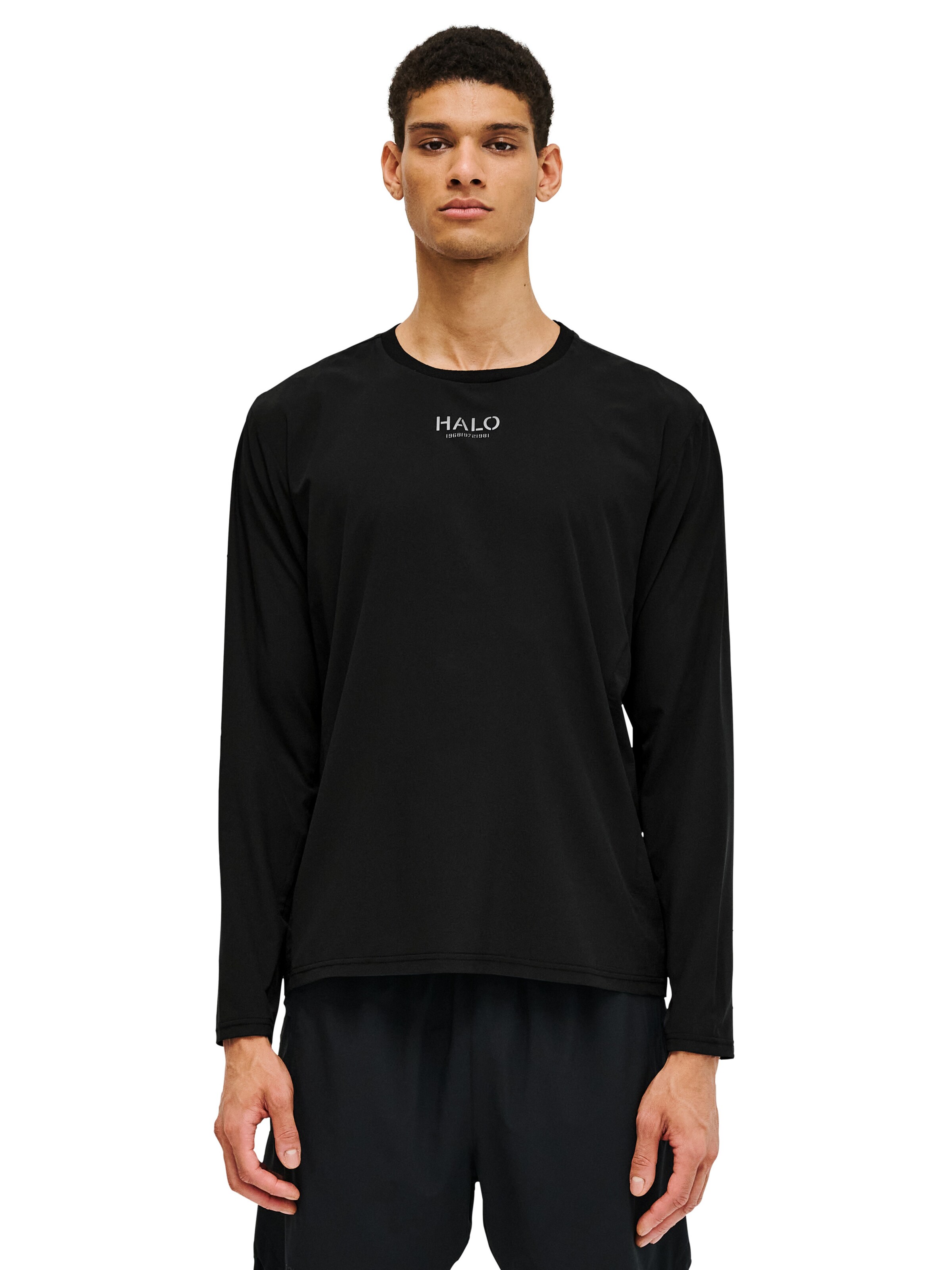 HALO Functioneel shirt 'Scout' in Zwart: voorkant