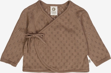 Müsli Strickjacke in Braun: Vorderseite