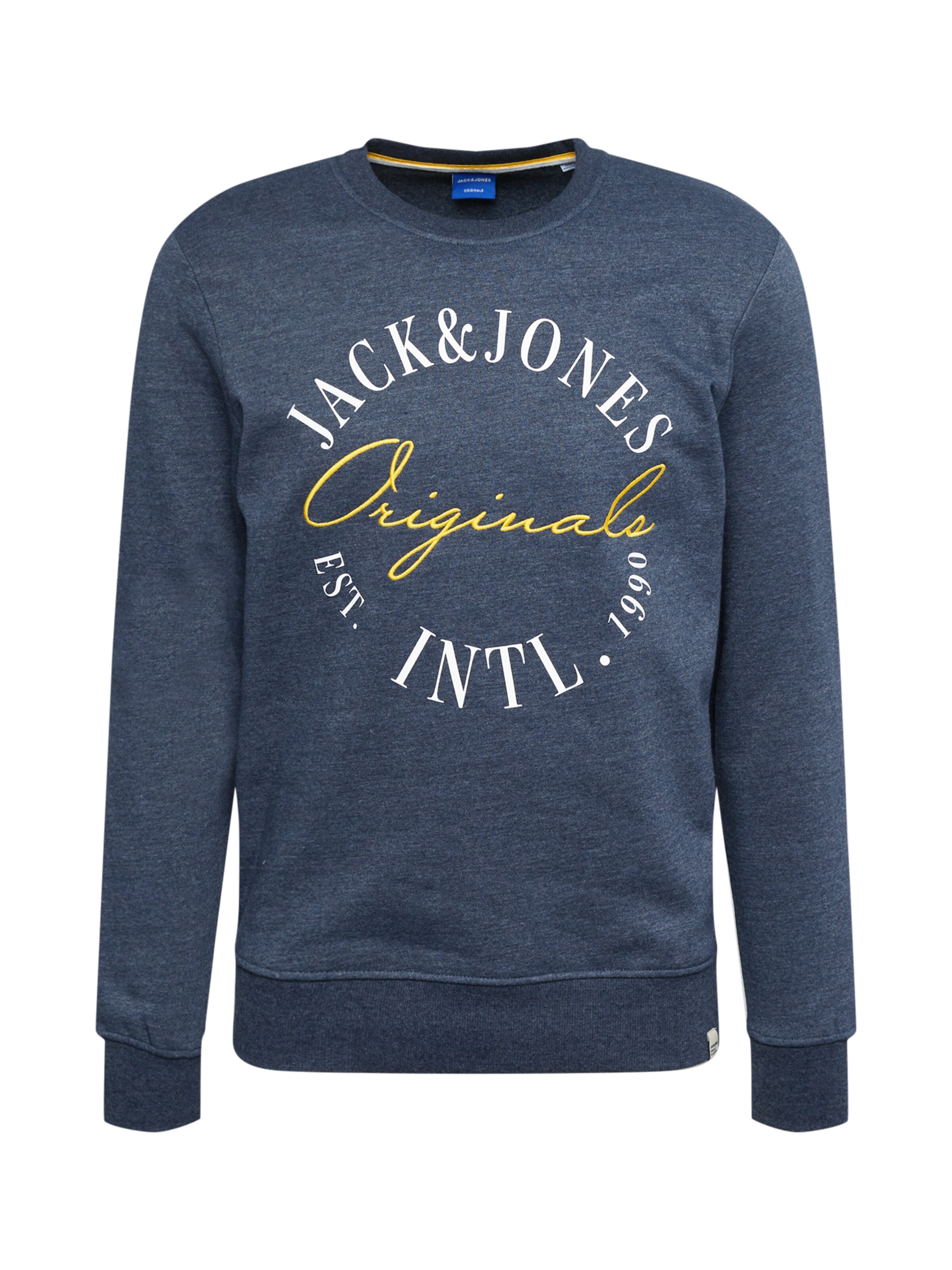 Sweat-shirt 'Willow' JACK & JONES en bleu : devant
