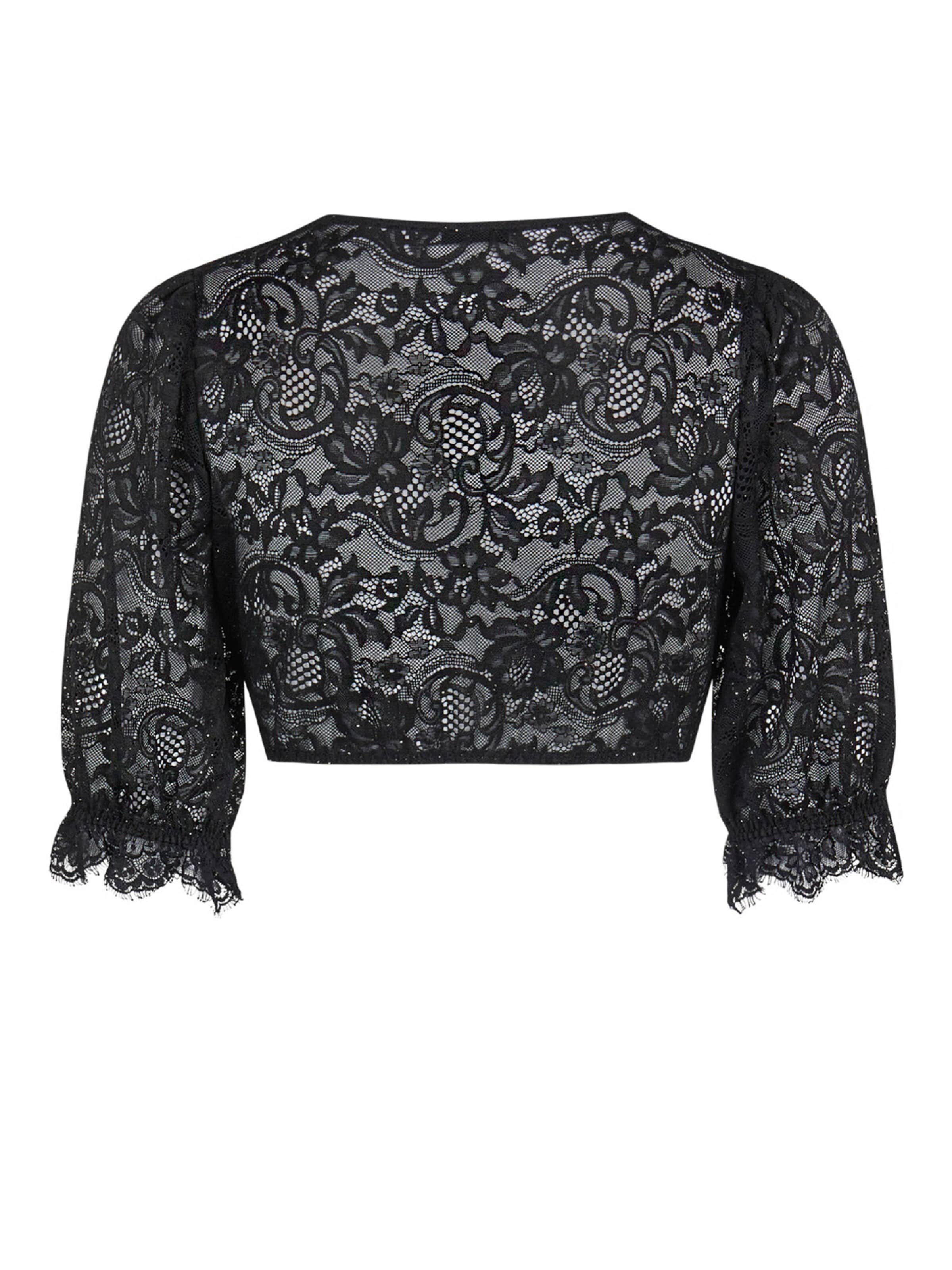 Nina von C. Trachtenbluse 'Celine'‌‌‌‌‌ in Schwarz
