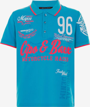 CIPO & BAXX Poloshirt in Blau: predná strana