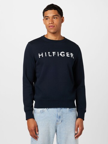 Felpa di TOMMY HILFIGER in blu: frontale