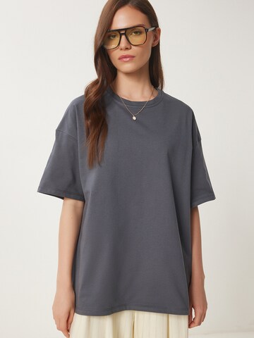 Happiness İstanbul Μπλουζάκι σε γκρι: μπροστά