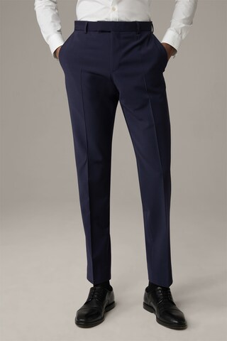 STRELLSON Slimfit Pantalon 'Mercer' in Blauw: voorkant