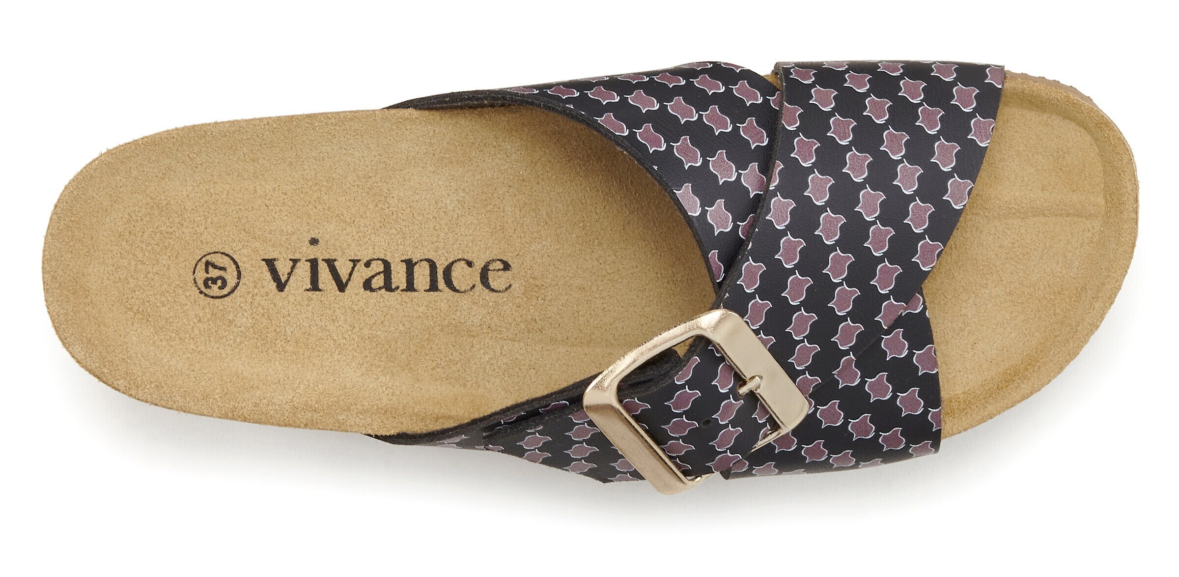 VIVANCE Pantolette in Schwarz