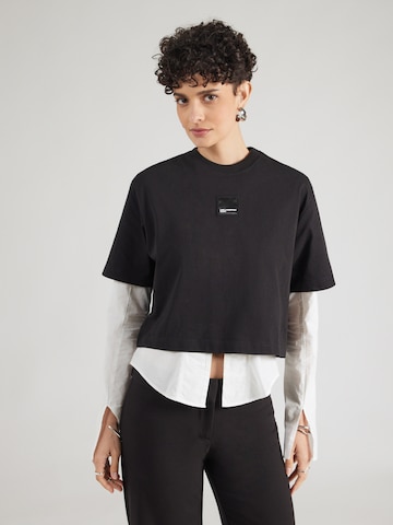 KARL LAGERFELD JEANS Majica | črna barva: sprednja stran