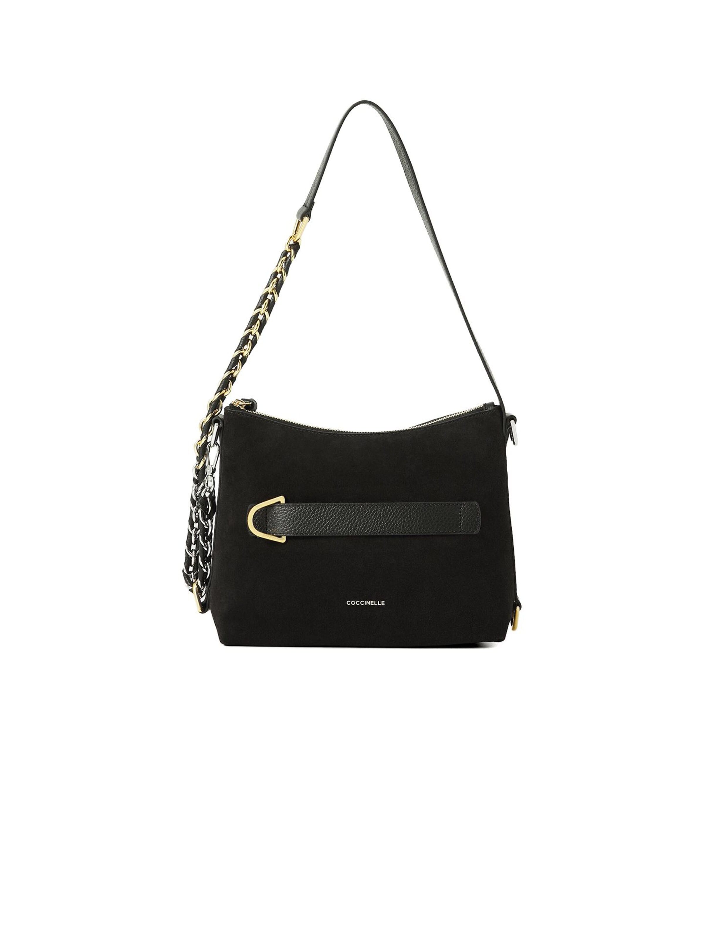 Coccinelle Shoulder Bag in Black: front