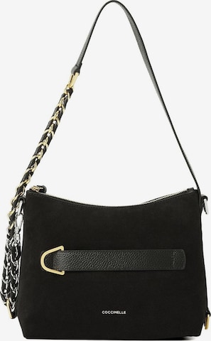 Borsa a spalla di Coccinelle in nero: frontale