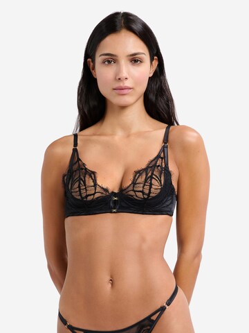 ETAM Triangle Bra 'Gamme' in Black