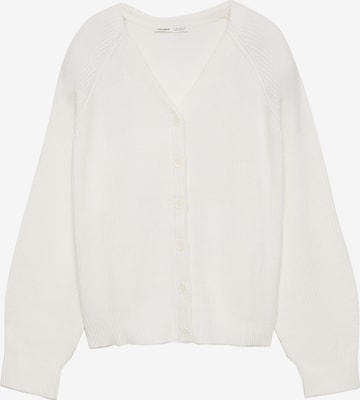 Cardigan Pull&Bear en beige : devant