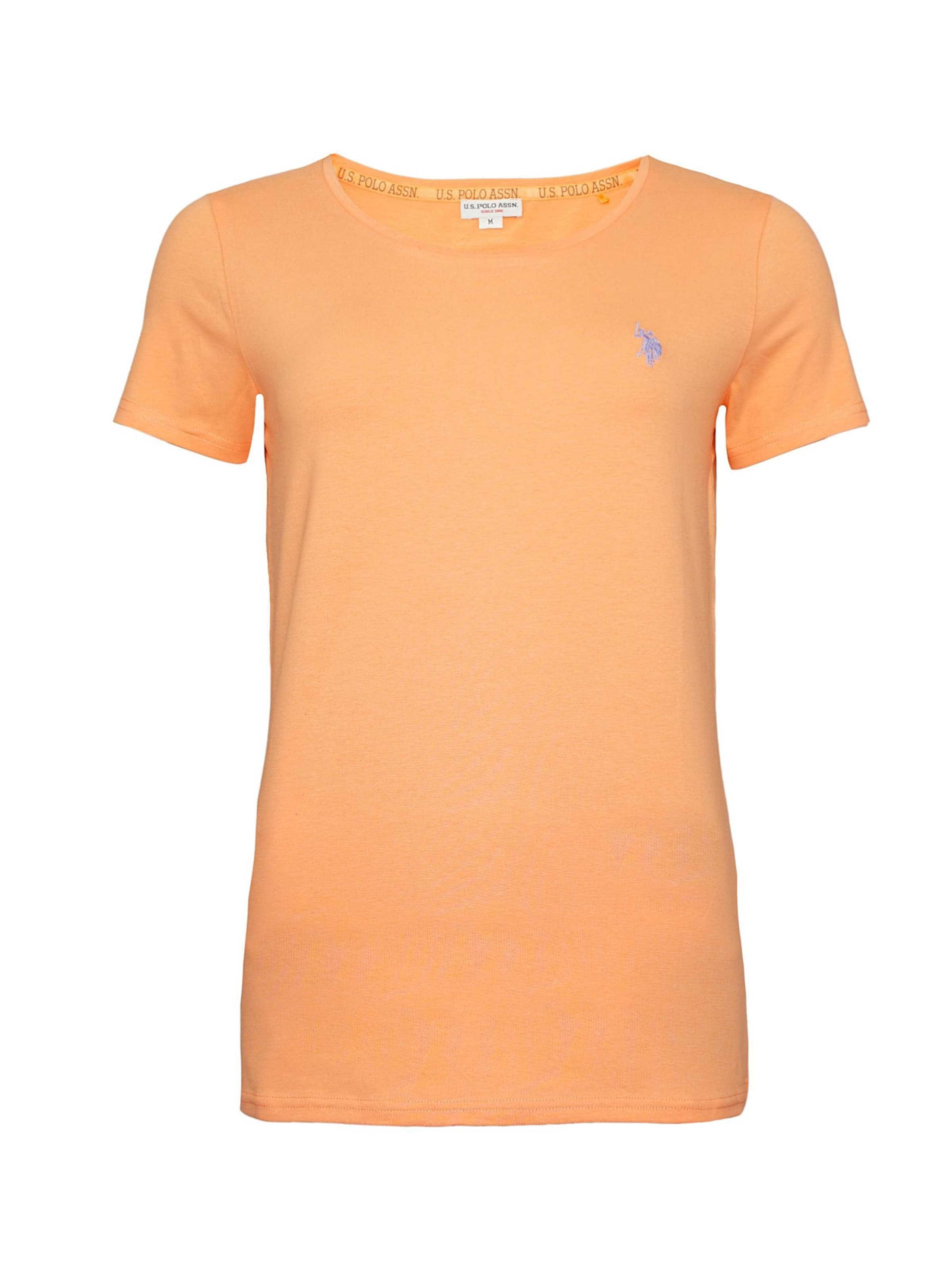 Maglietta di U.S. POLO ASSN. in arancione: frontale