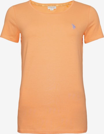 Maglietta di U.S. POLO ASSN. in arancione: frontale