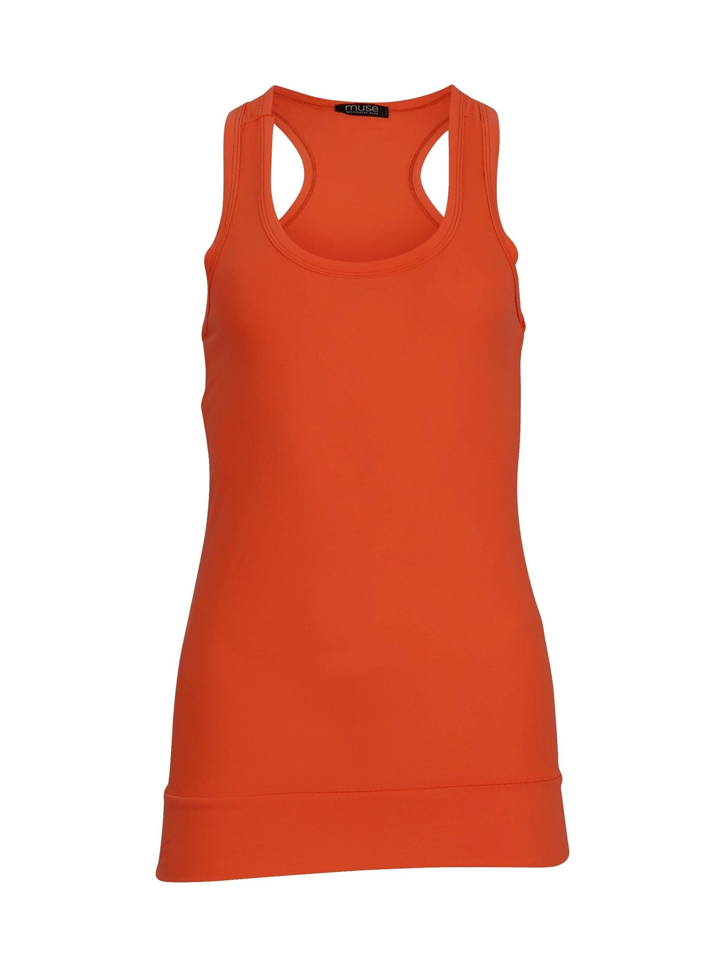 Easy Young Fashion Top in Orange: front