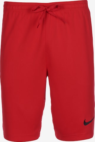 NIKE Workout Pants 'Strike 22' in Red: front