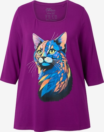 T-shirt Ulla Popken en violet : devant