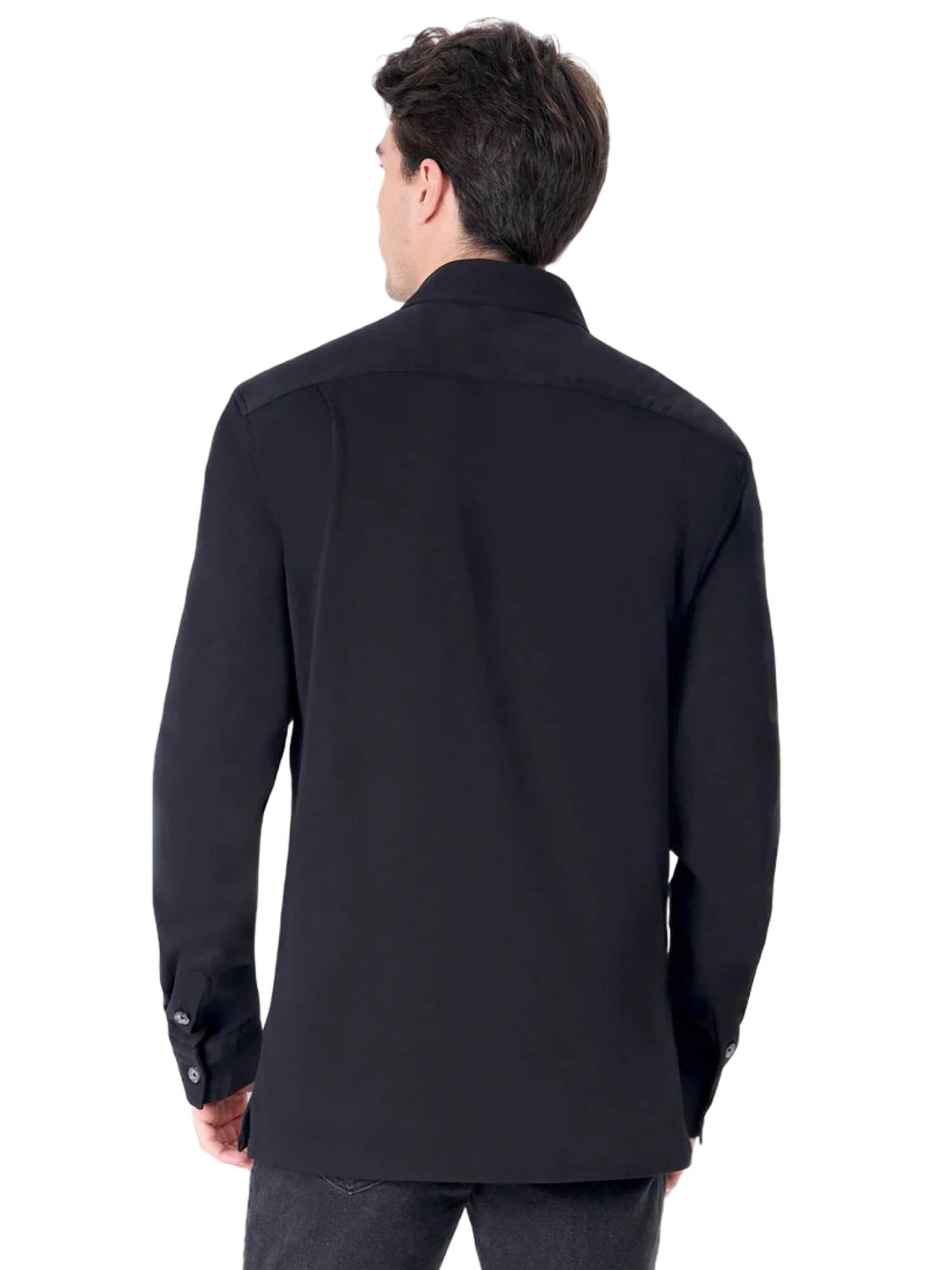 UNIQVIBE Regular fit Shirt in Zwart