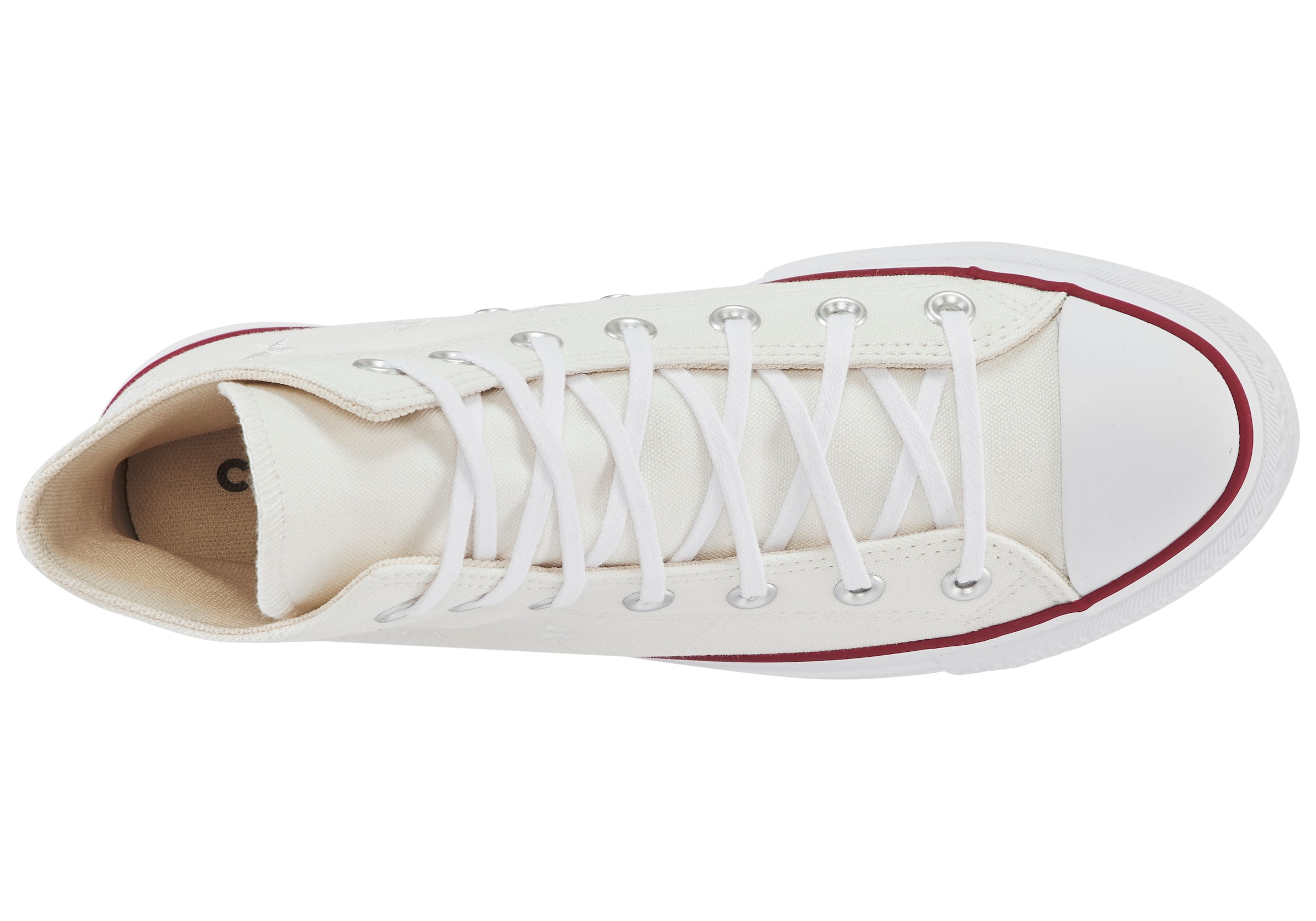 CONVERSE Кроссовки на платформе 'CTAS' в Бежевый