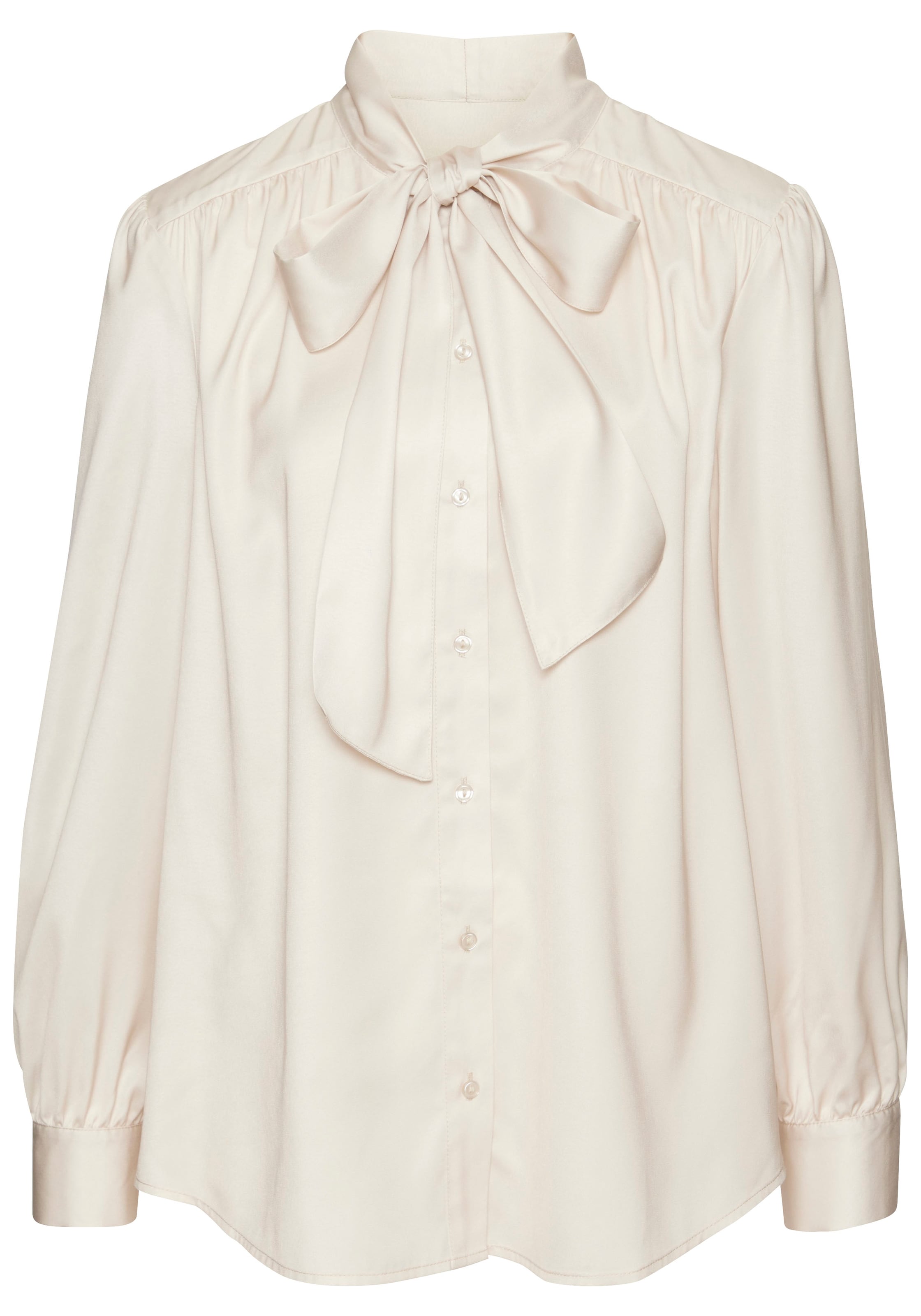 LASCANA Blouse in Beige: front