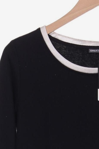ONLY Sweatshirt & Zip-Up Hoodie in S in Black