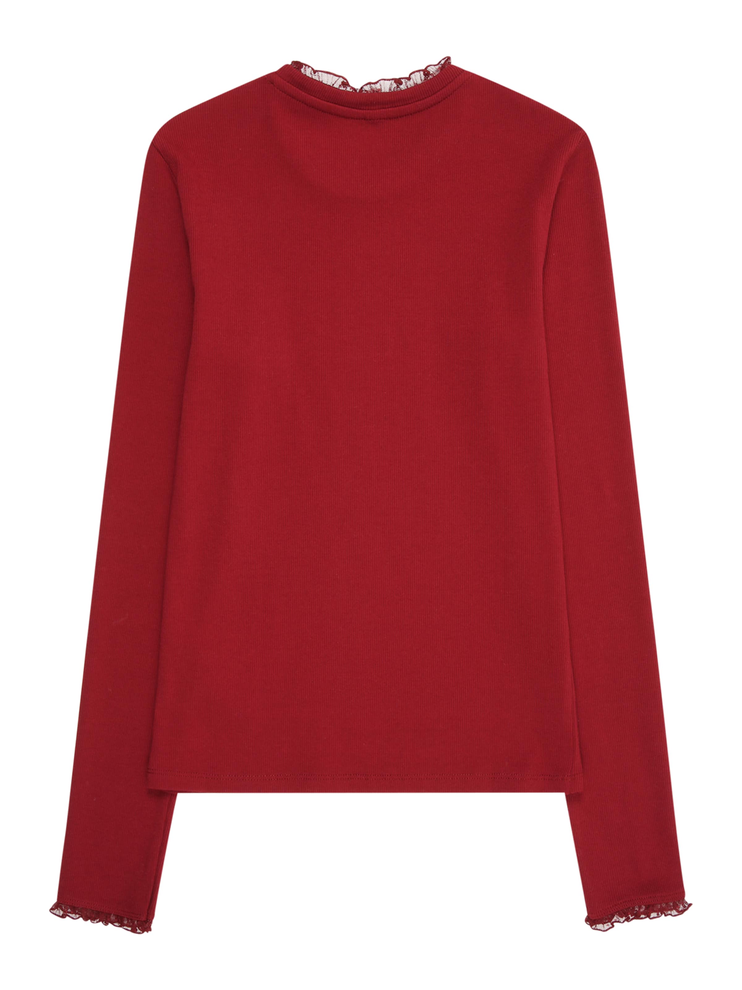 ONLY GIRLS Μπλουζάκι 'KOGLESLIE' σε κόκκινο