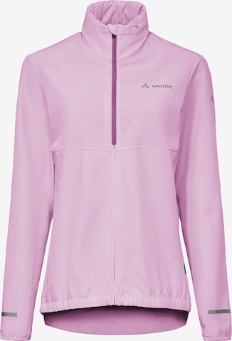 VAUDE Outdoorjacke 'Cyclist Air' in Lila: Vorderseite