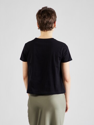 Sisley T-Shirt in Schwarz