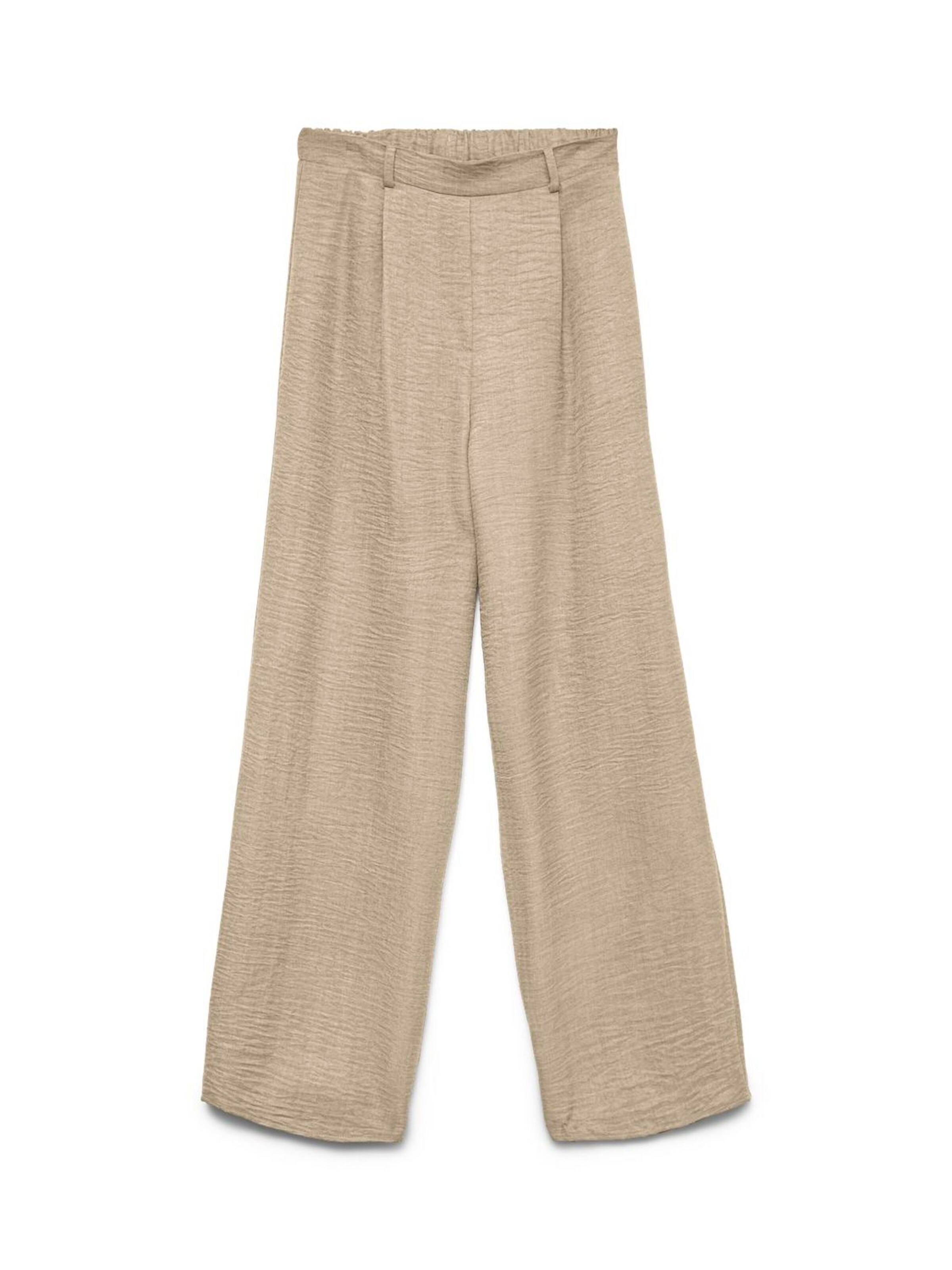 VERO MODA Pleat-front trousers 'VMMelaney' in Greige, Item view