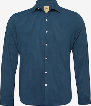 Campus Sutra - Ajuste regular Camisa 'Tierra' en azul: frente