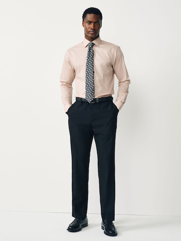 Next Slim Fit Hemd in Braun