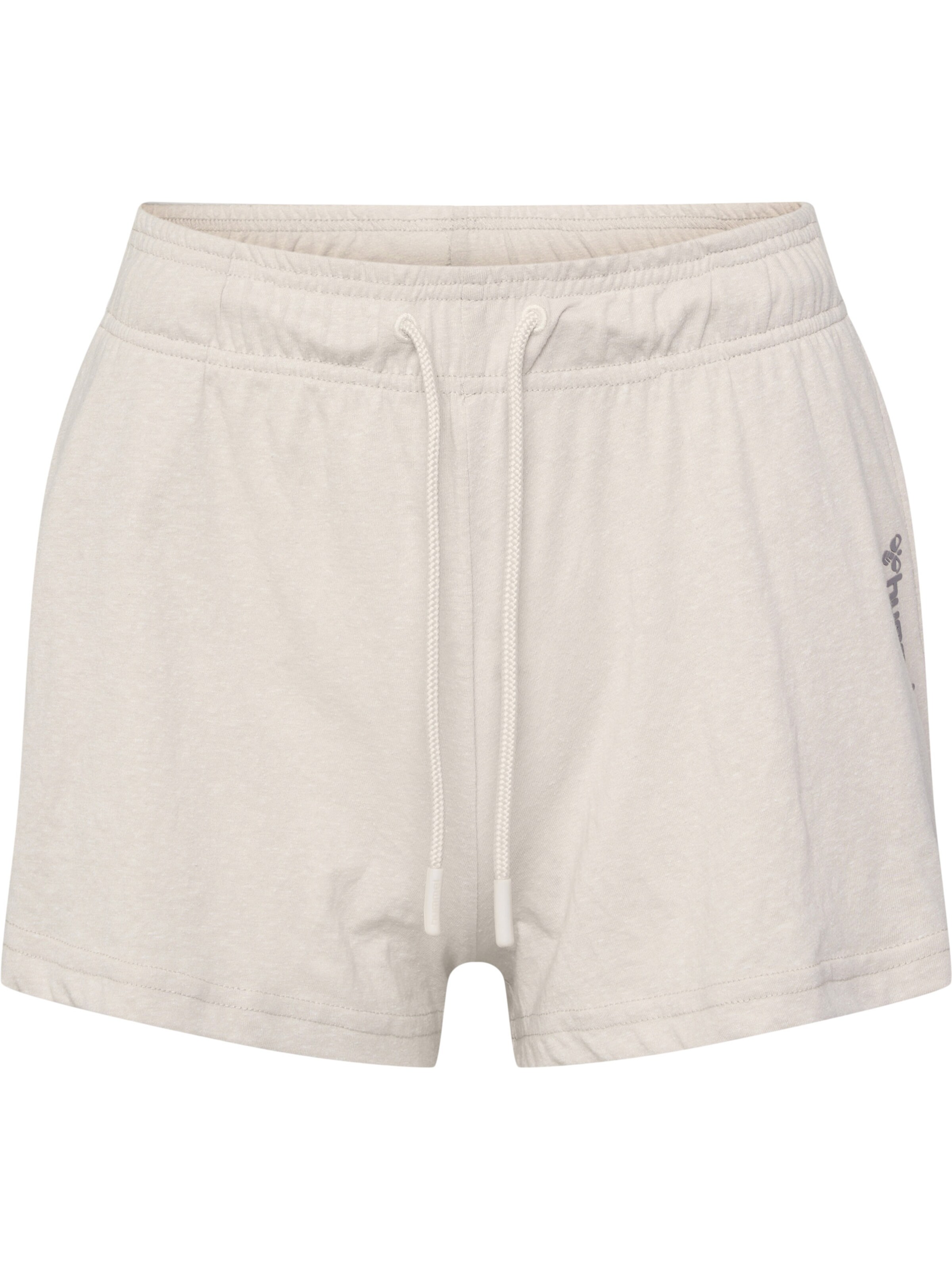 Hummel Regular Sportbroek 'Zandra' in Beige: voorkant