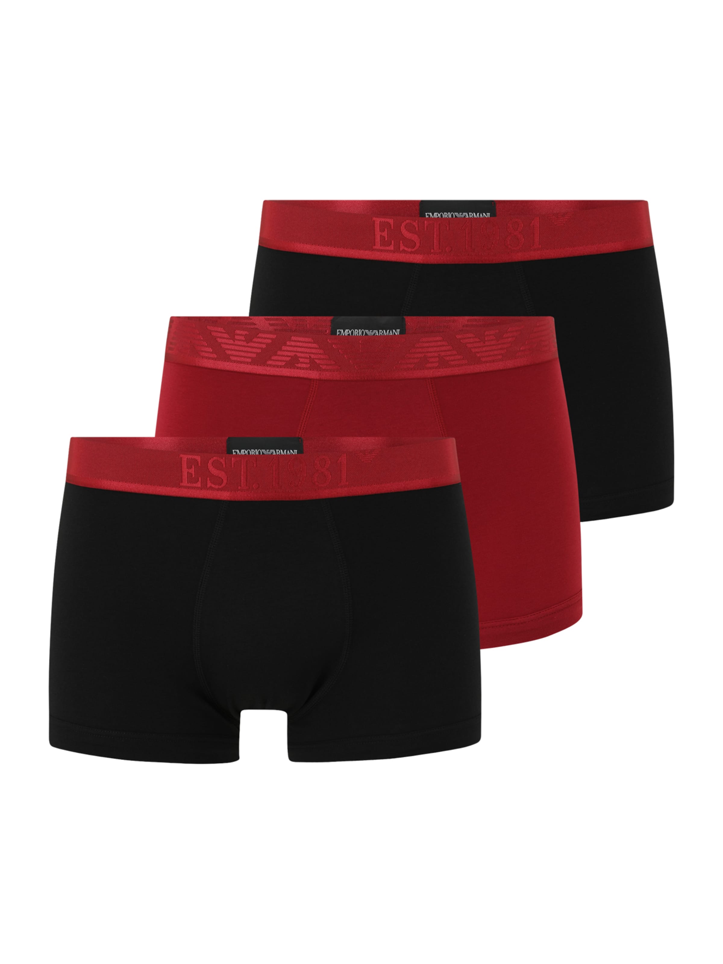Emporio Armani Boxershorts in Rood: voorkant