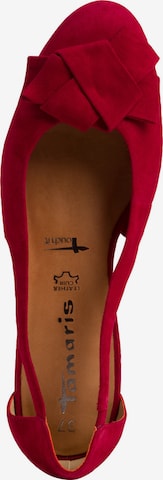 TAMARIS Ballet Flats in Red