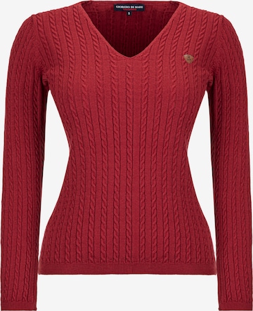 Giorgio di Mare Sweater 'Manon' in Red: front