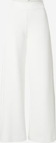 Max Mara Leisure Wide leg Trousers 'LEVANTE' in White: front