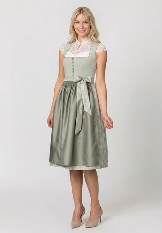 STOCKERPOINT Dirndl in Grün: Vorderseite
